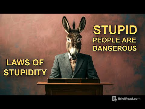 The 5 Basic LAWS of Human STUPIDITY | Carlo M. Cipolla