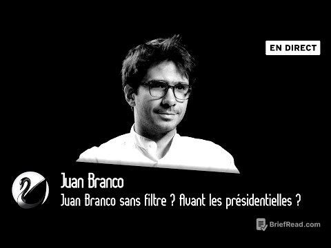 Juan Branco sans filtre ? Avant les présidentielles. [EN DIRECT]
