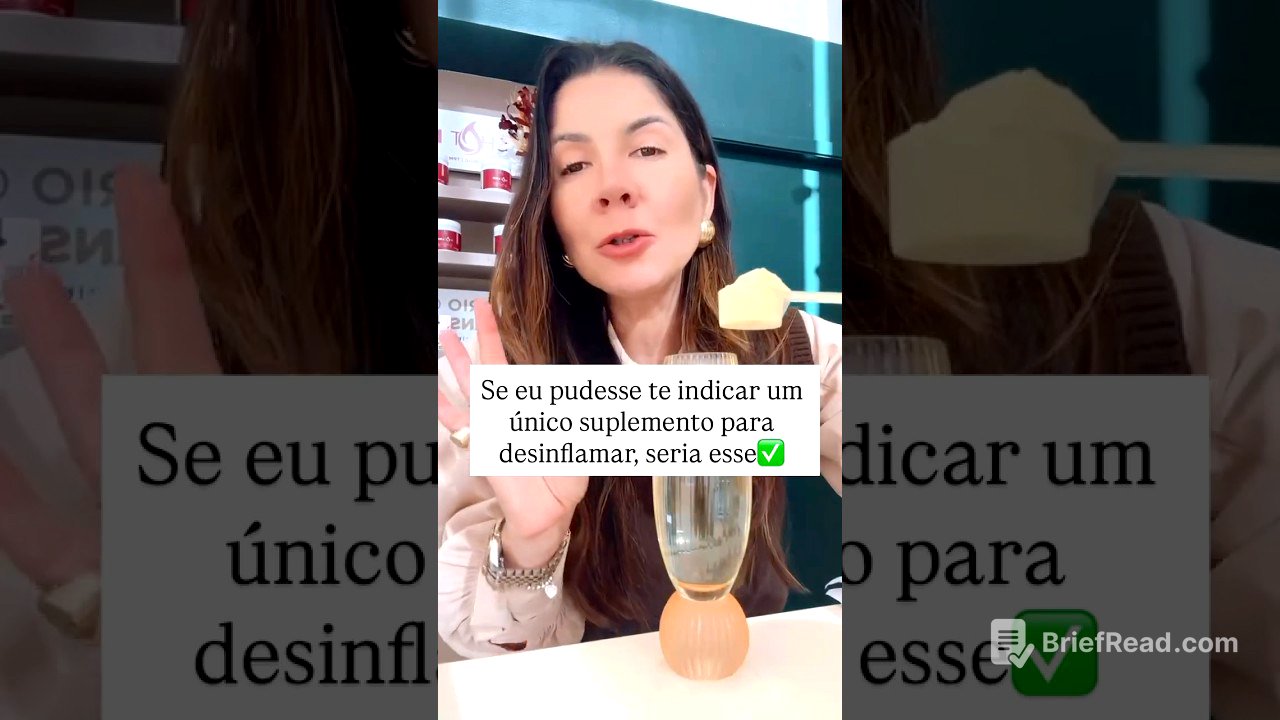 Se eu pudesse te indicar um único suplemento para desinflamar de verdade, seria o NAC!