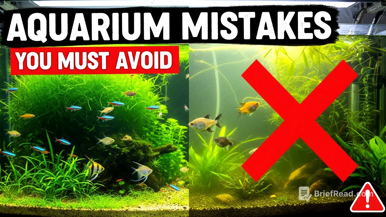 12 mistakes that could RUIN your aquarium