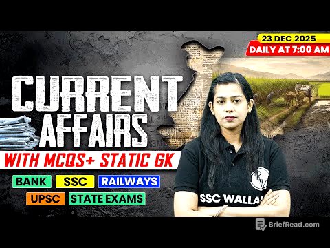 Current Affairs Today | 24 December Current Affairs 2025 | Daily Current Affairs | By Krati Mam