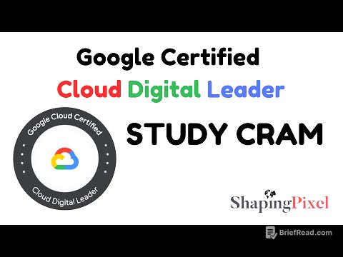 Cloud Digital Leader Study Cram | Google Certified CDL | Pass Exam