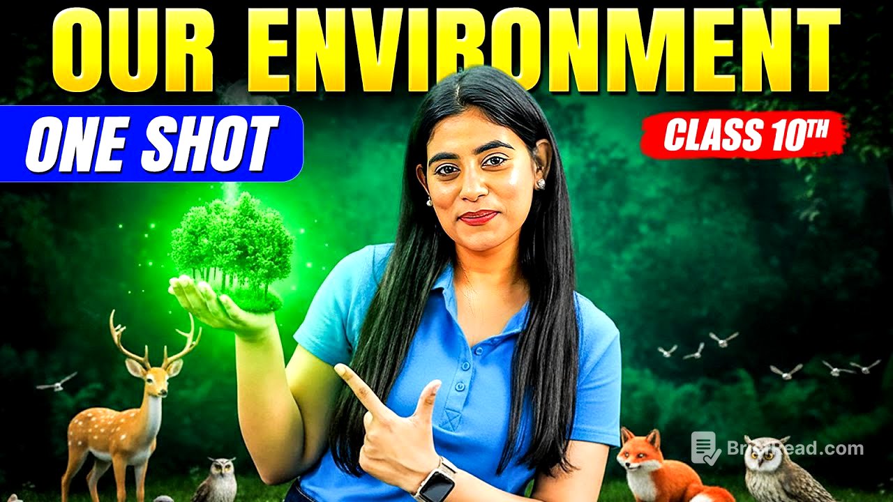 Our Environment In ONE SHOT | Class 10 Science Chapter 13 (Theory + PYQs) | Samridhi Sharma