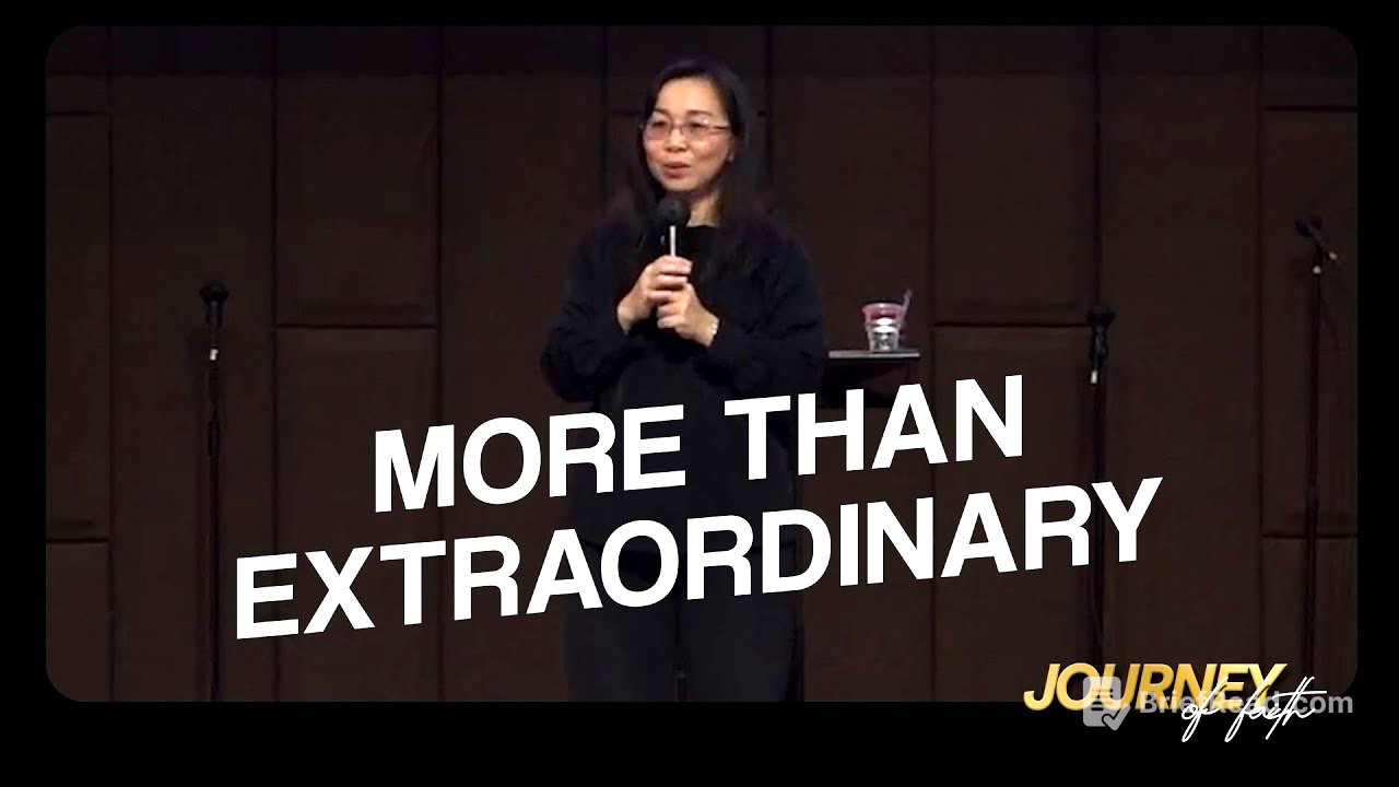 MORE THAN EXTRAORDINARY - Ps. Ruth Julia