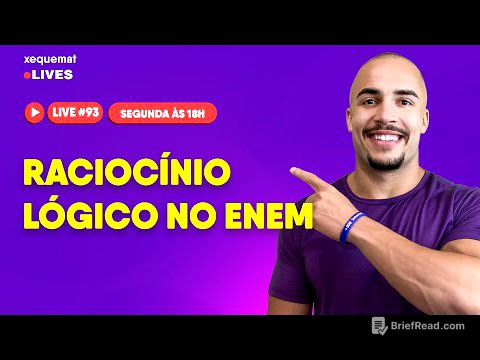 Raciocínio logico no ENEM | Matemática Enem [Live 93]