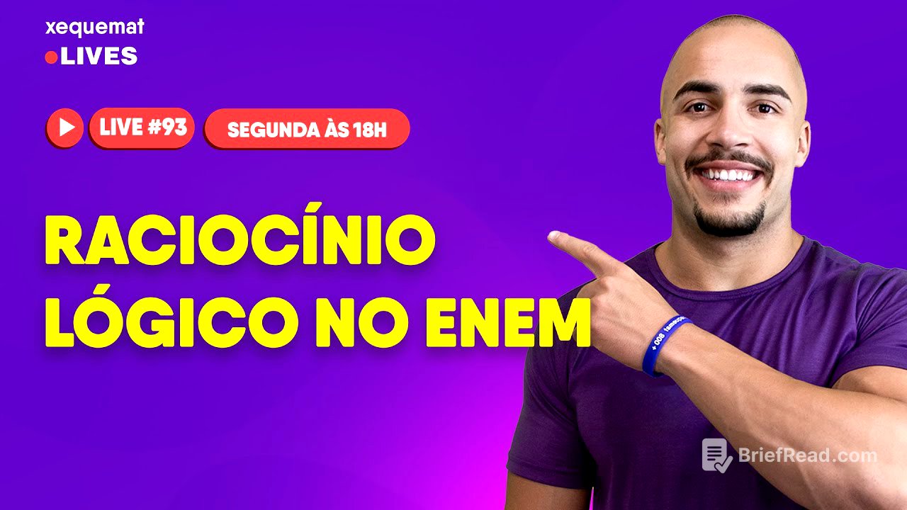 Raciocínio logico no ENEM | Matemática Enem [Live 93]