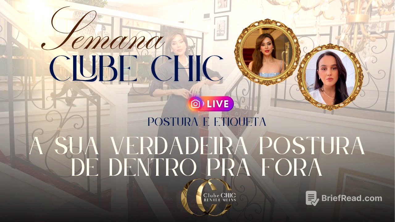 Postura de princesa , sem dor e sem forcar! Semana Clube C.H.I.C.