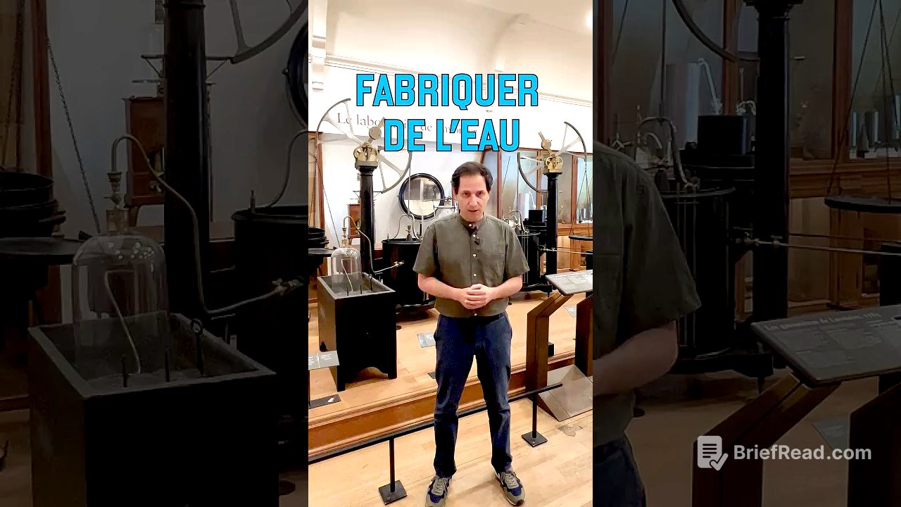 Fabriquer de l'eau (vidéo n°474)