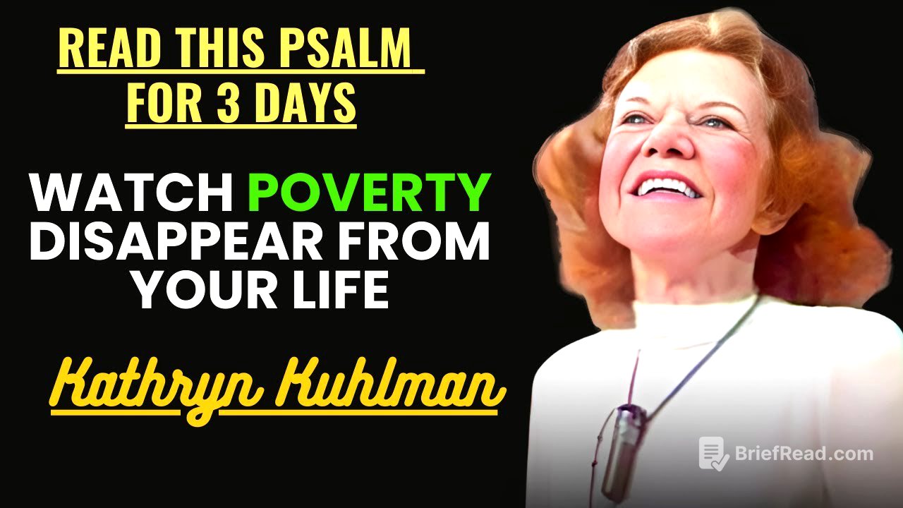Read This Psalm for 3 Days — Watch Poverty DISAPPEAR From Your Life 💰📖 | Kathryn Kuhlman Sermon