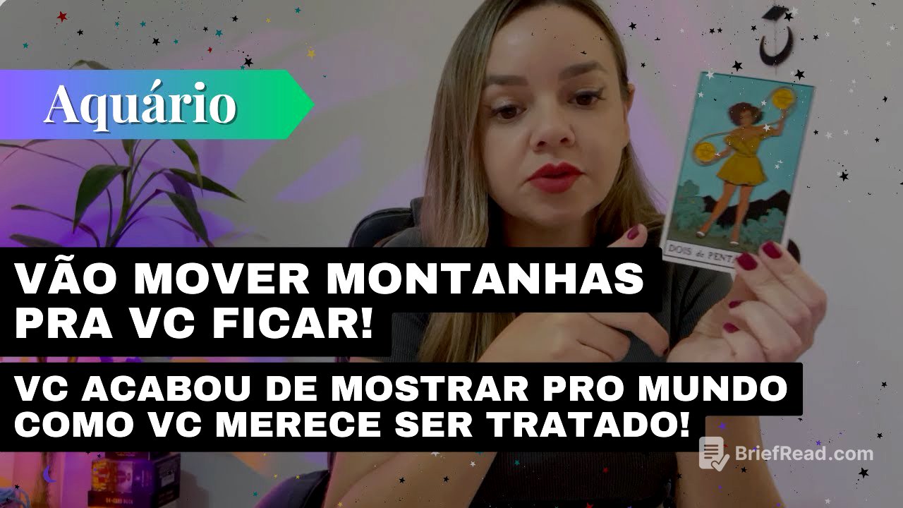 AQUÁRIO✨VÃO MOVER MONTANHAS PRA VC FICAR🔥VC ACABOU DE MOSTRAR PRO MUNDO COMO DEVE SER TRATADO!