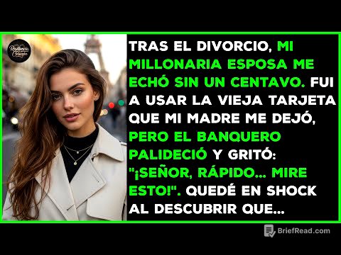 Mi esposa me echó. Usé la tarjeta de mi madre y el banco entró en pánico. Me sorprendí al…