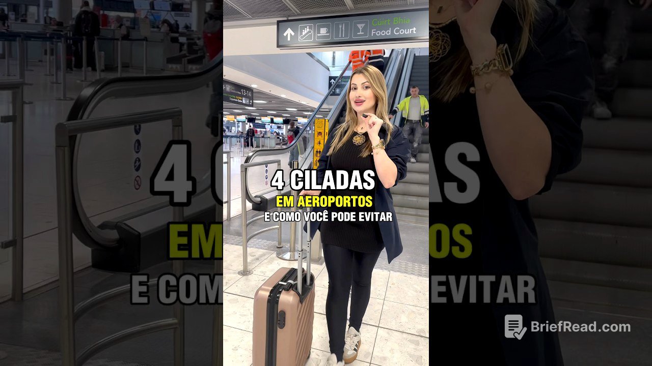 4 Ciladas em aeroportos e como você pode evitar cada uma delas! ✈️ #viagem #aeroporto #bagagem