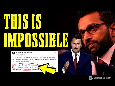 Kash Patel SLIPPED UP? Charlie Kirk NO EXIT WOUND Story Takes a SHOCKING Turn!