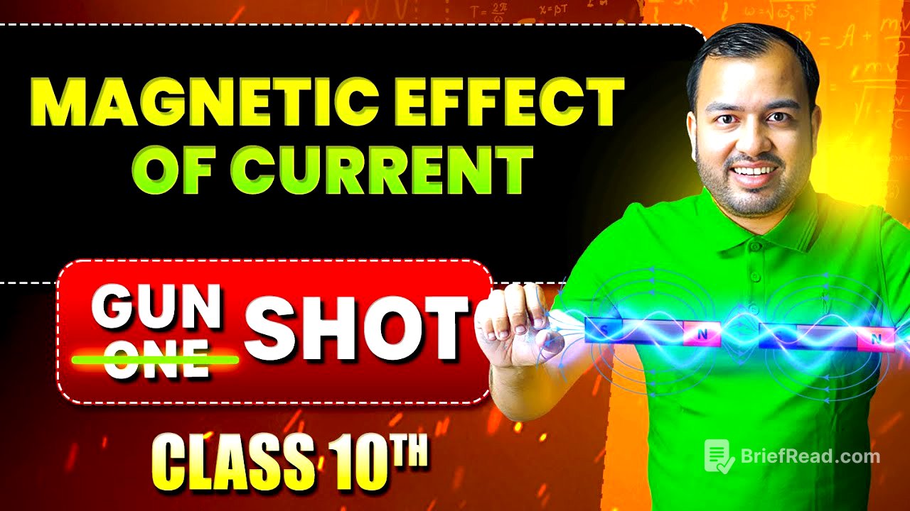 Magnetic Effects of Electric Current Class 10 || Complete Chapter in ONE SHOT | NCERT Covered | PW