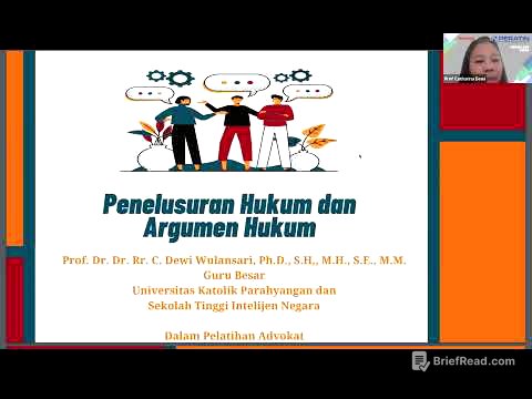Penelusuran Hukum & Argumen Hukum
