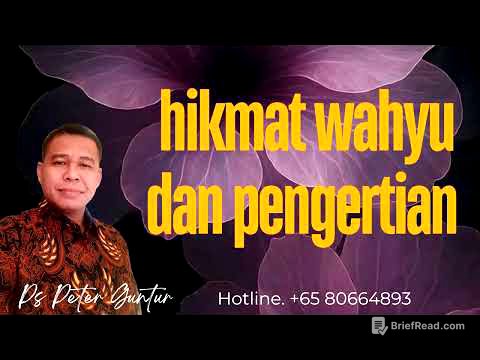 HIKMAT WAHYU DAN ENGERTIAN YANG MEMBUATMU BERHASIL   PETER GUNTUR