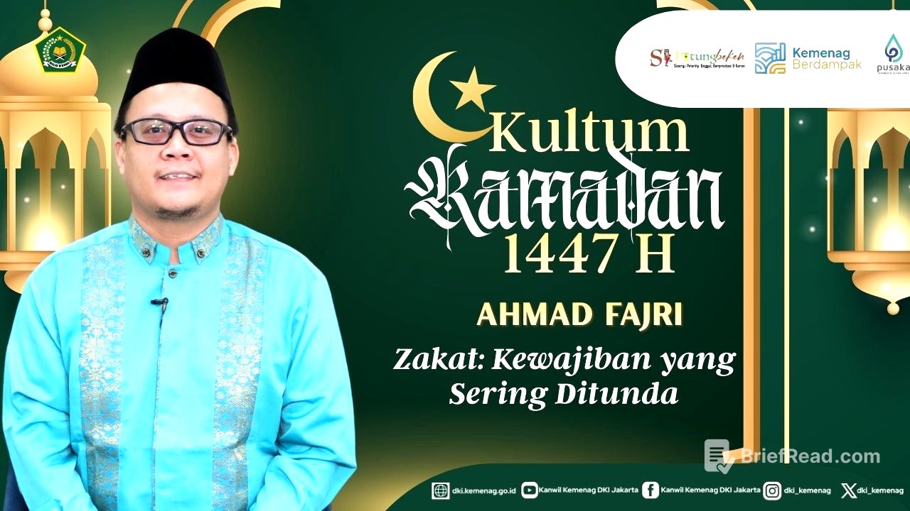 Kultum Ramadhan 1447 H/2026 | Zakat: Kewajiban yang Sering Ditunda
