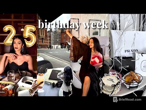 MY 25th BIRTHDAY WEEK  🎂  | exploring london, boyf's surprise gifts, hair botox & self-reflections