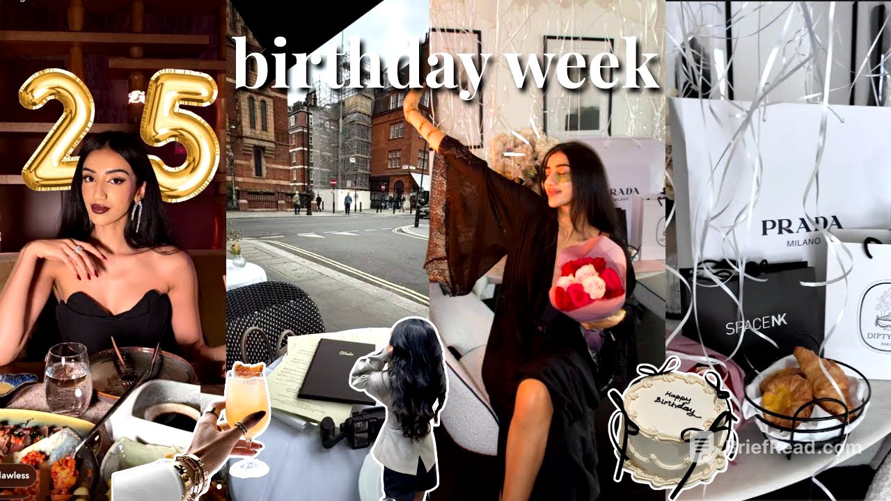 MY 25th BIRTHDAY WEEK  🎂  | exploring london, boyf's surprise gifts, hair botox & self-reflections