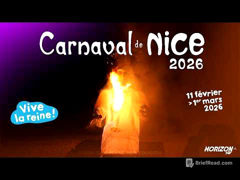 Annonce du thème du carnaval de Nice 2027 + Incinération du Roi 2026