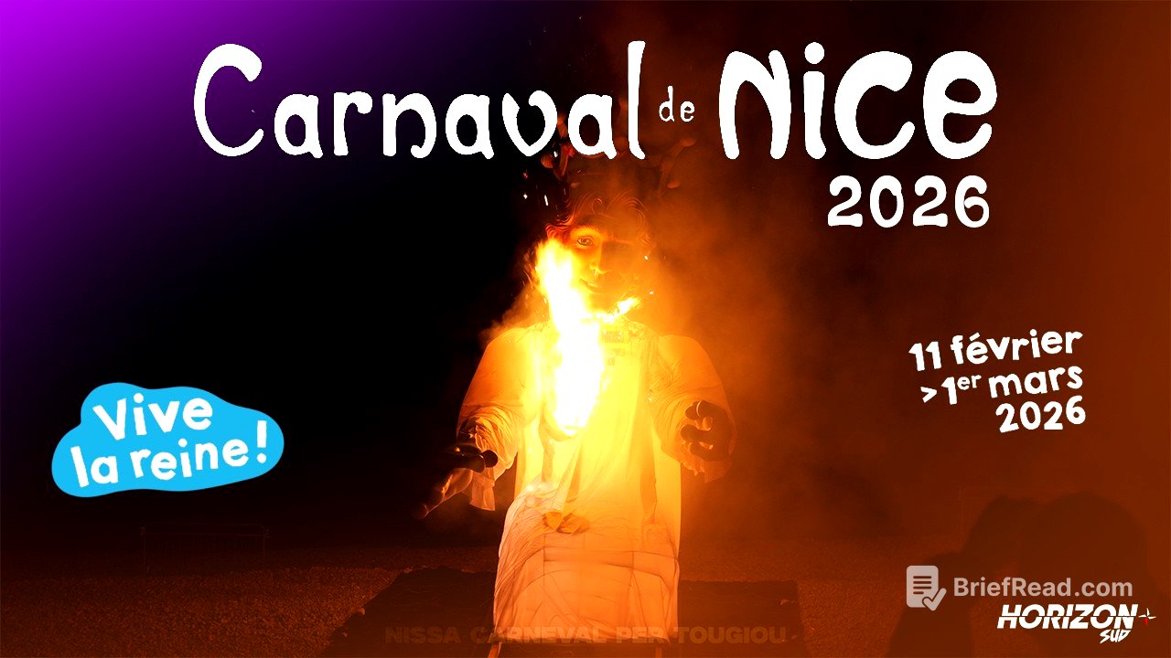 Annonce du thème du carnaval de Nice 2027 + Incinération du Roi 2026