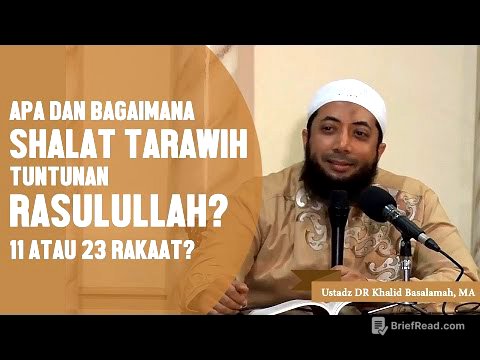 Shalat tarawih tuntunan Rasulullahﷺ, apakah 11 atau 23 rakaat? Ustadz DR Khalid Basalamah, MA