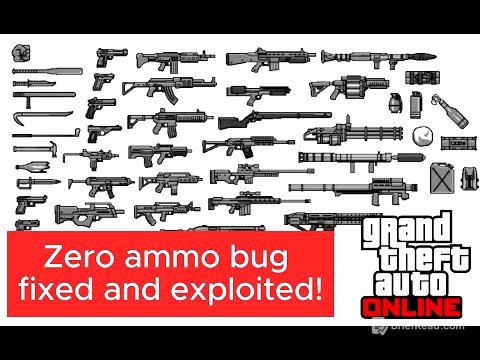How to fix zero ammo bug and get infinite ammo in GTA online
