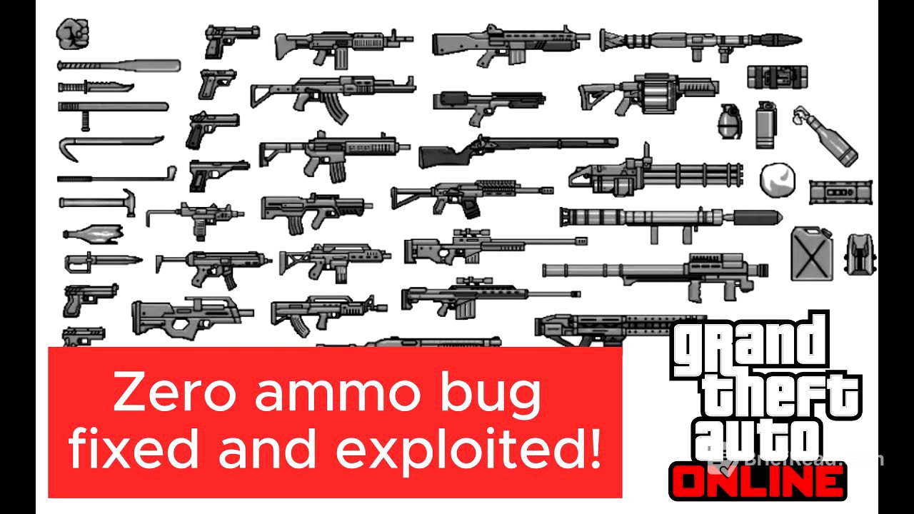 How to fix zero ammo bug and get infinite ammo in GTA online