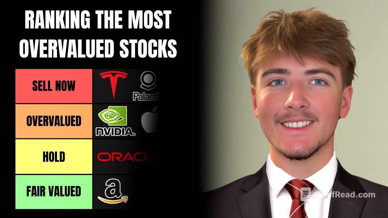 I Ranked The Most Overvalued Stocks In The Stock Market