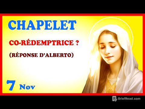 CHAPELET - NDML - Co-rédemptrice ? 🙏 Vendredi 7 Novembre