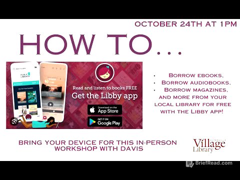 How to Use Libby, Libby is a mobile app that supports users in accessing library ebooks.