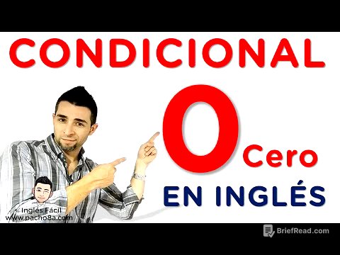 🔴 Condicional Cero en inglés | Explicación fácil, ejemplos y cómo usarlo - ¡No más dudas!