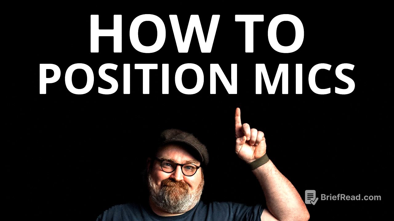 How to Position Microphones for Spoken Word