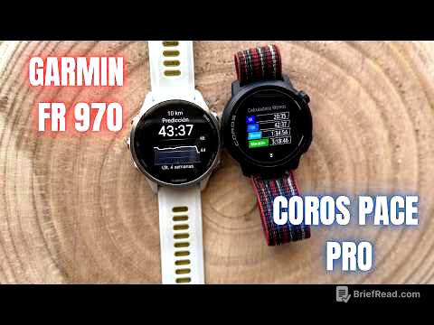 Garmin 970 vs Coros Pace Pro en carrera: ¿Cuál mide mejor un 5K real?