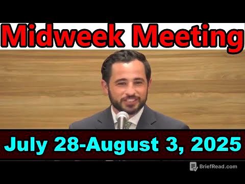 JW Midweek Meeting | July 28- August 3, 2025