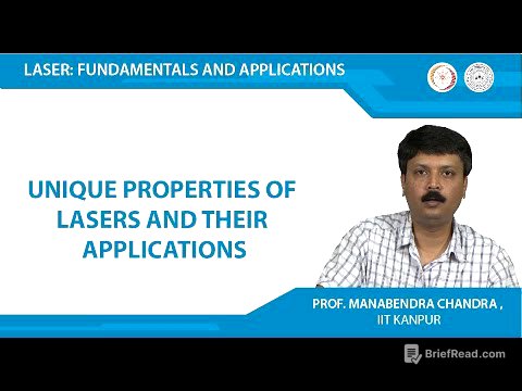Unique properties of LASERs and their applications