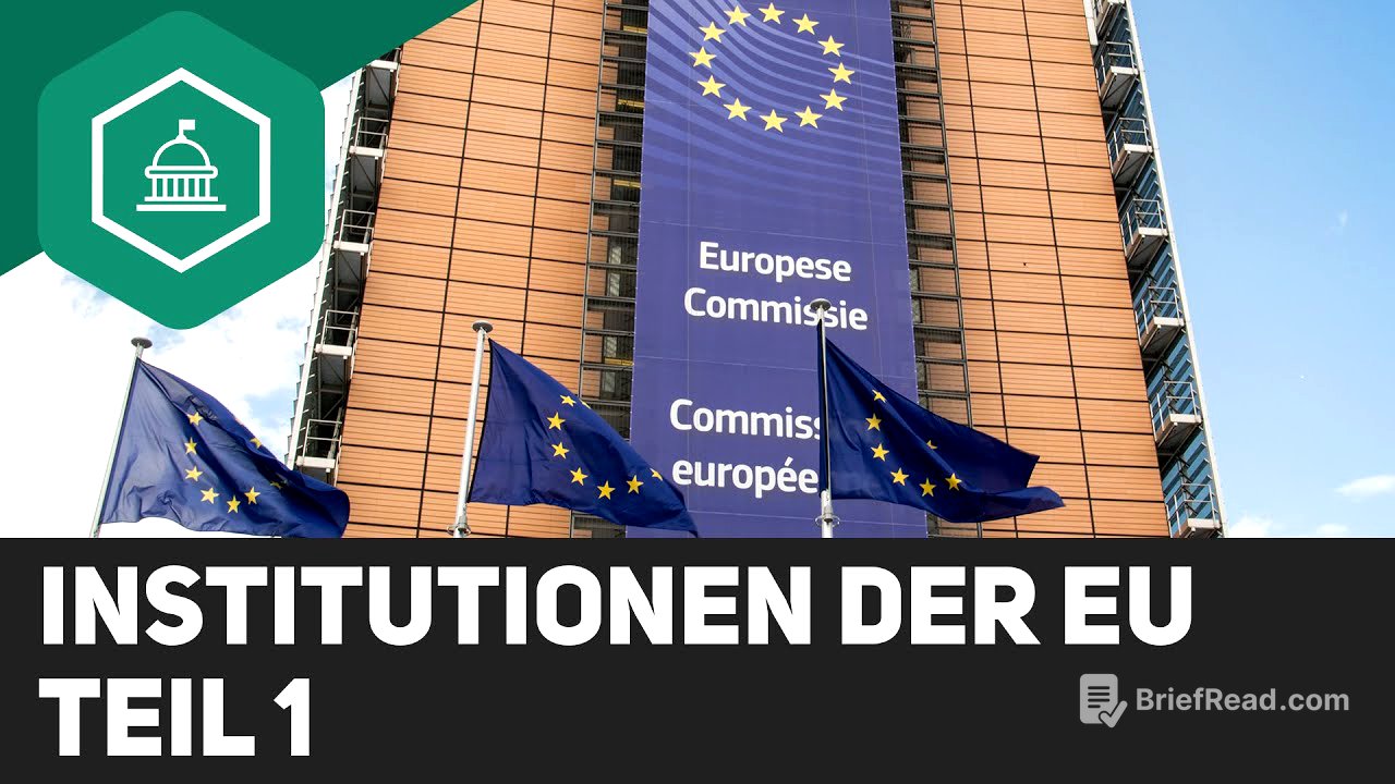 Institutionen der EU - Teil 1
