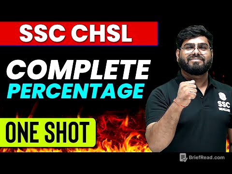COMPLETE PERCENTAGE in 1 Shot | Zero to Hero | For SSC CHSL