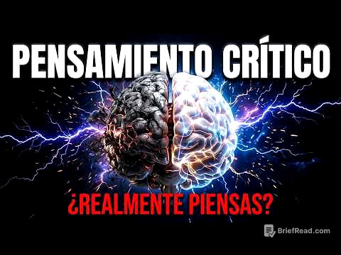 🧠 ¿Por qué el 95% de las personas NO sabe pensar? | Pensamiento Crítico