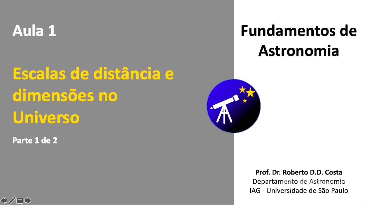 Aula 1a: Escalas de distância e dimensões em astronomia - Parte 1