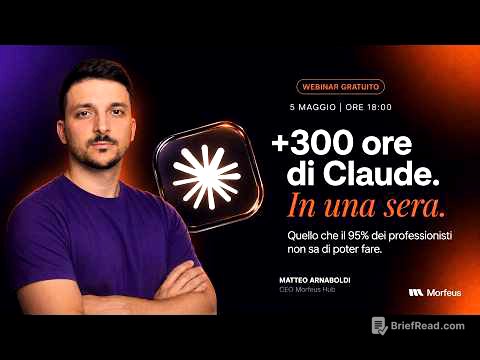 300+ ore di Claude. In una sera. | Webinar Gratuito