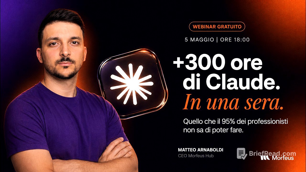 300+ ore di Claude. In una sera. | Webinar Gratuito