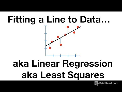 The Main Ideas of Fitting a Line to Data (The Main Ideas of Least Squares and Linear Regression.)