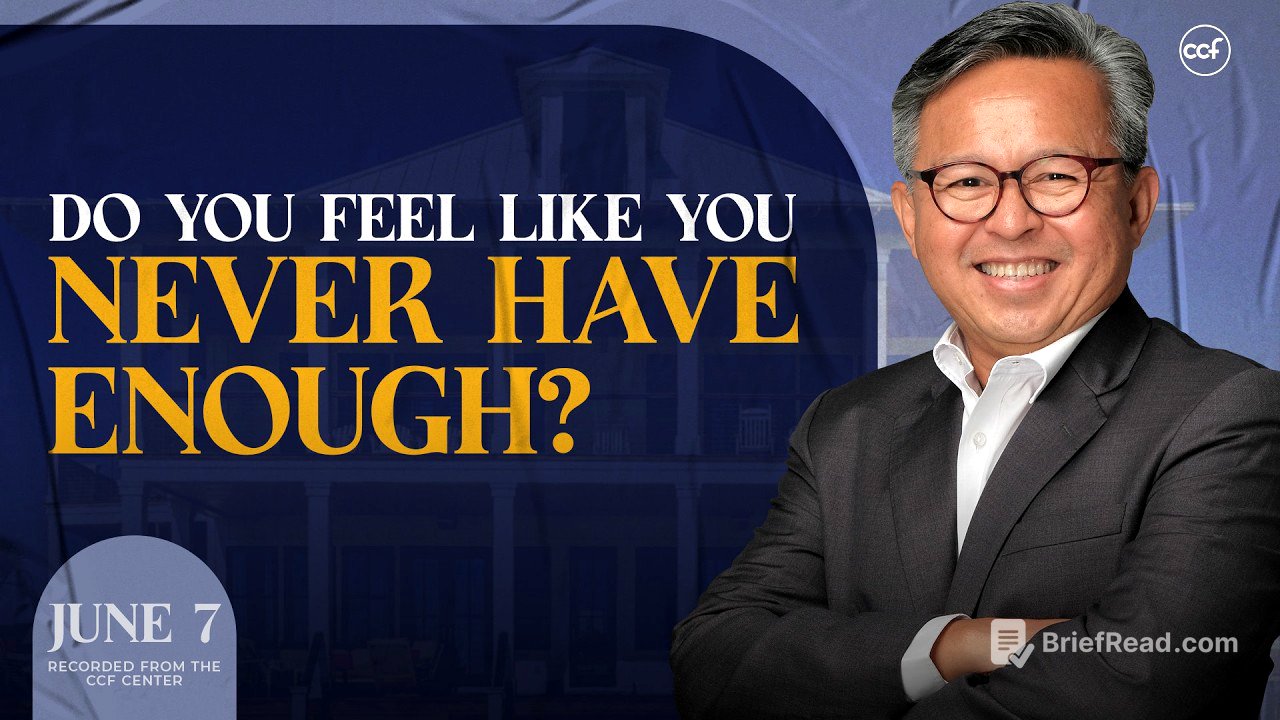 Stop Looking. Listen: God is Enough | JP Masakayan | June 7, 2026