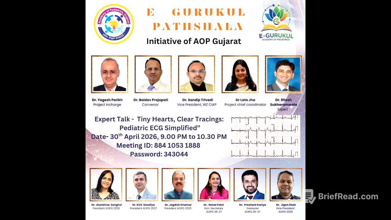 Expert Talk   ECG  Session  - 30th April 2026