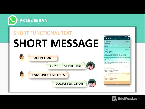 SHORT FUNCTIONAL TEXT - SHORT MESSAGE (LENGKAP)