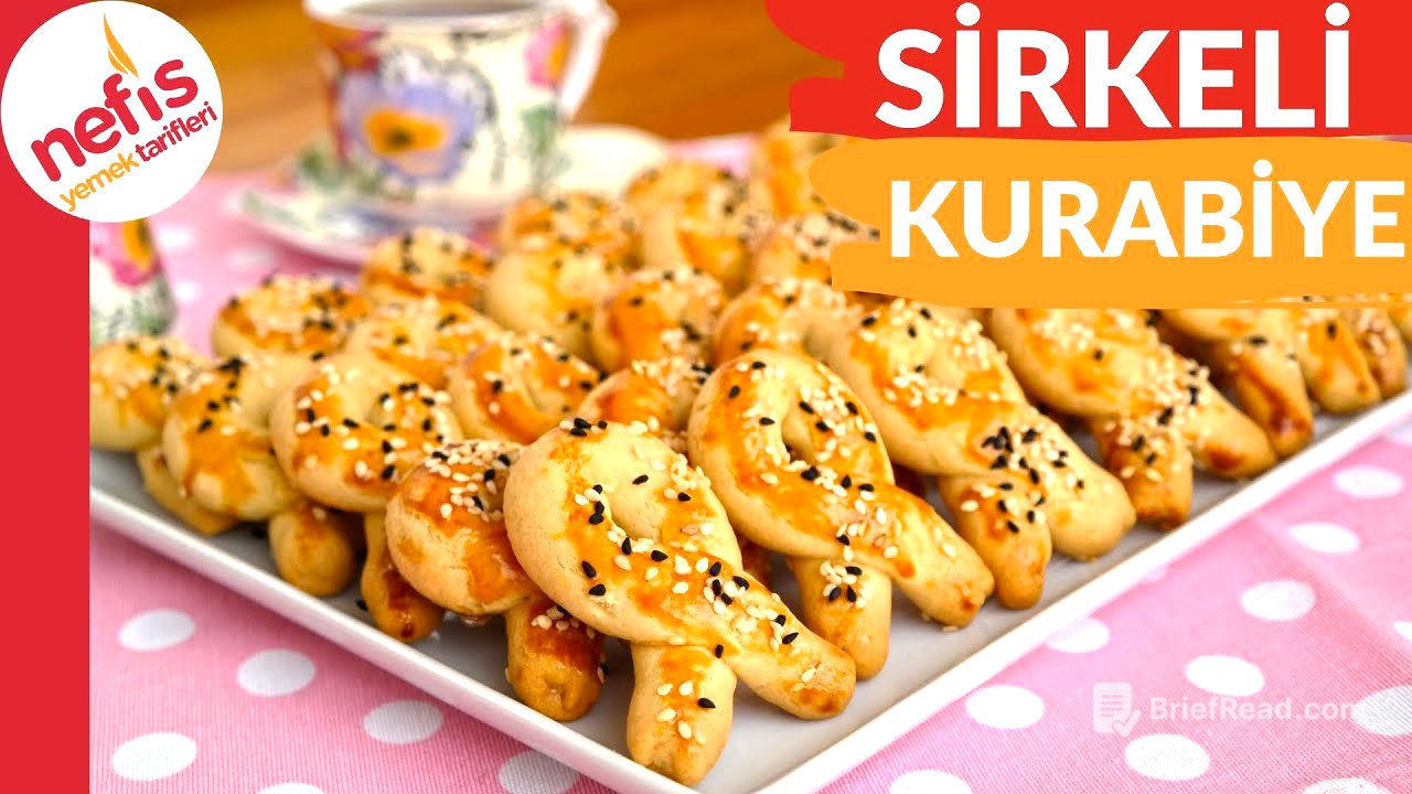 Pastane Usulü Sirkeli Kurabiye Tarifi (Kıyır Kıyır)