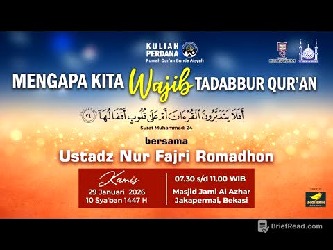 Kuliah Perdana Rumah Quran Bunda Aisyah Tahun 2026