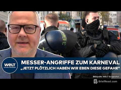 DEUTSCHLAND: Messer-Schock zum Karneval! Mehrere Angriffe und Verletzte! Eine Gruppe im Fokus