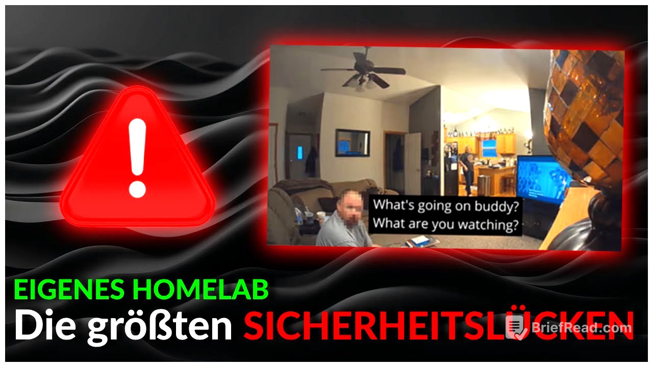 7 unsichtbare Gefahren in deinem Homelab 😵💥 So wirst du gehackt!
